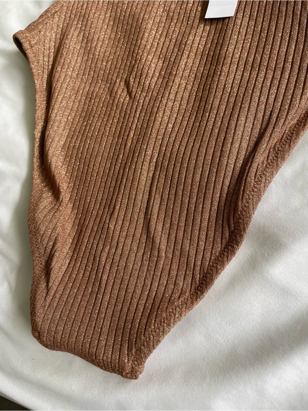 J. Crew Ribbed One-Piece Swimsuit in Brown - Picture 10 of 11